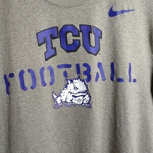 Texas Christian University TCU Horned Frogs Large Nike Dri-fit Football NCAA Fan
